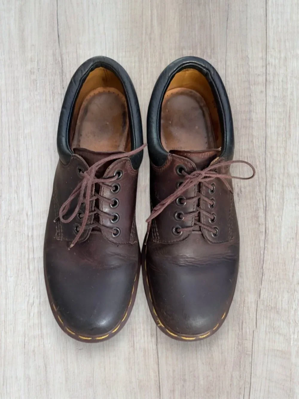 Dr. Martens 8053 Made in England Brown Leather Oxford Shoes Men's US 8 Gibson